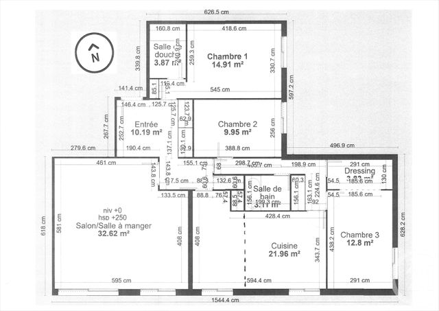 Appartement F5 à vendre - 6 pièces - 120.54 m2 - CAEN - 14 - BASSE-NORMANDIE - Century 21 Bertin Immobilier